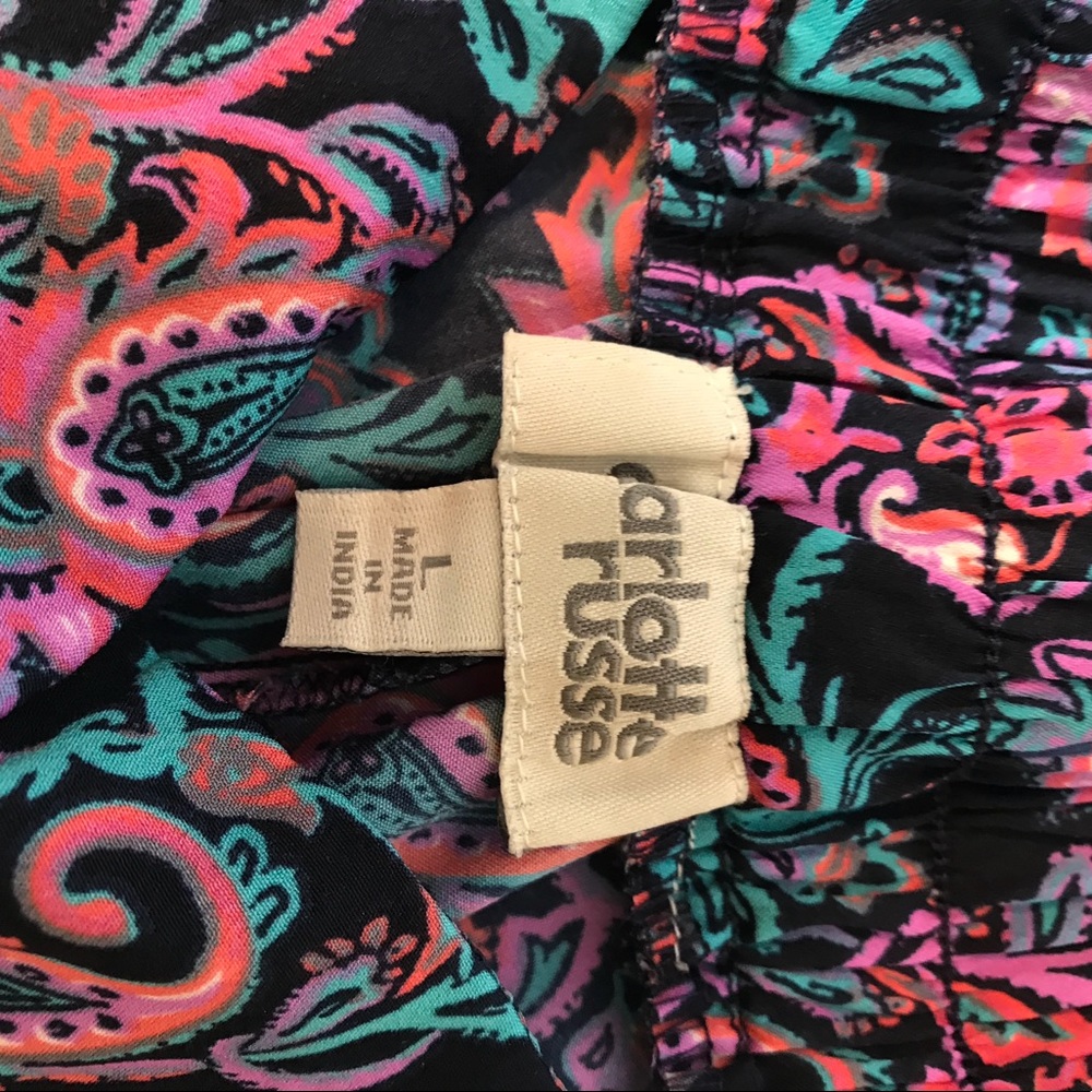 Pink Patterned Dress Shorts - Picture 3 of 3